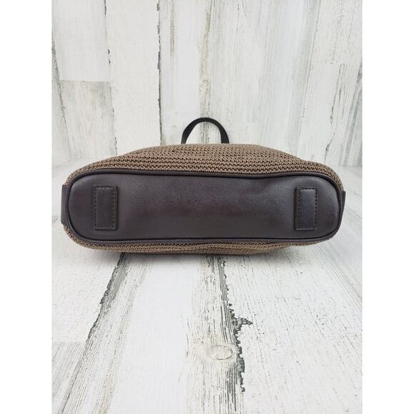 The Sak Elliot Lucca Brown Crochet Shoulder Bag Women's Purse - Picture 9 of 12